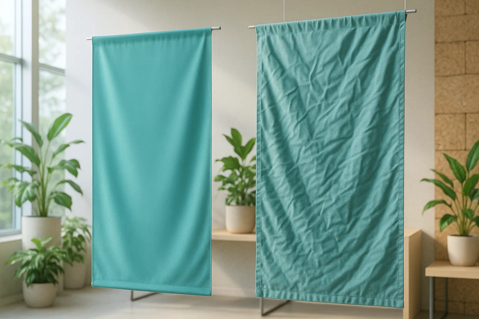 duurzame-en-kreukvrije-banners Beursbanners zowel duurzaam als kreukvrij