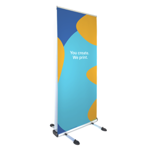 Outdoor roll-up banner