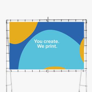 Vrijstaand spandoekframe