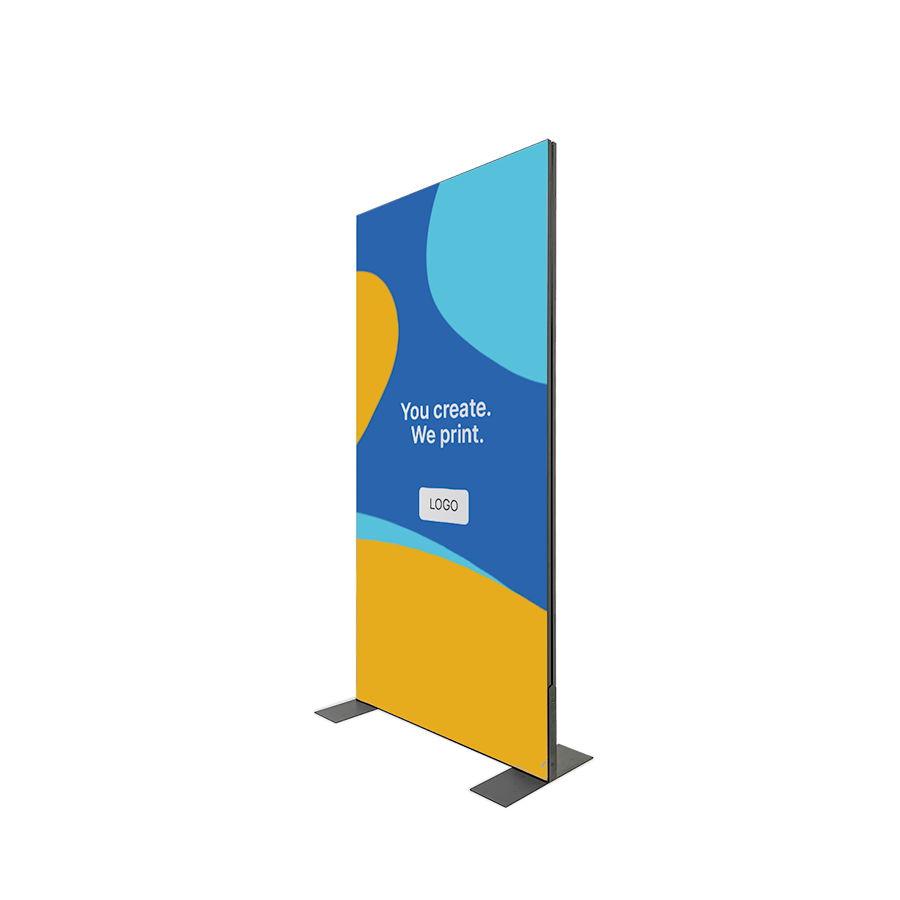 Vrijstaand textielframe